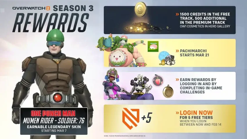 Tous les skins One-Punch Man dans Overwatch 2 et comment les obtenir