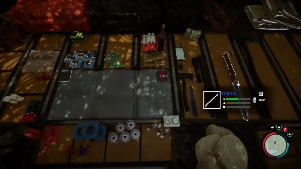 Comment faire une torche dans Sons of the Forest