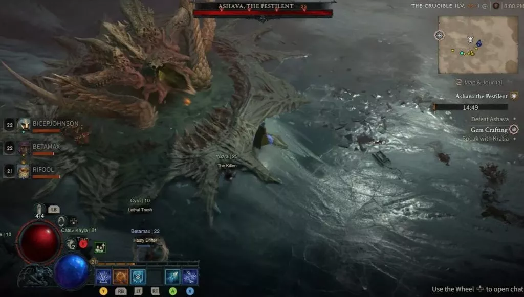 Diablo 4 : Emplacement de Ashava