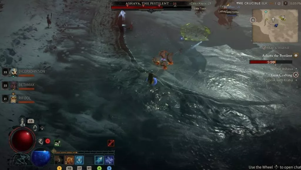 Diablo 4 : Emplacement de Ashava