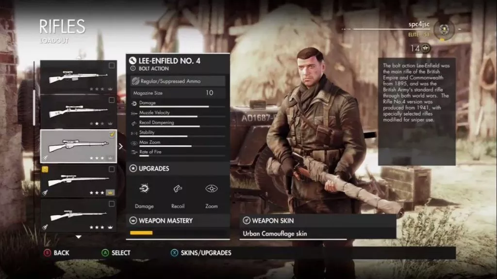 Meilleurs fusils dans Sniper Elite 4 : Tous les fusils classés [2023]
