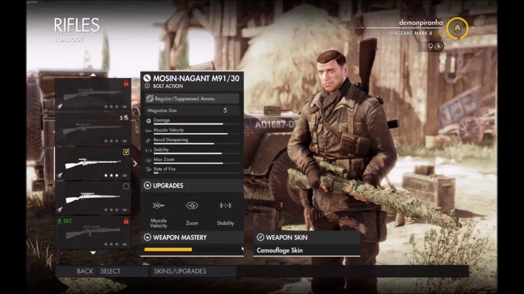 Meilleurs fusils dans Sniper Elite 4 : Tous les fusils classés [2023]
