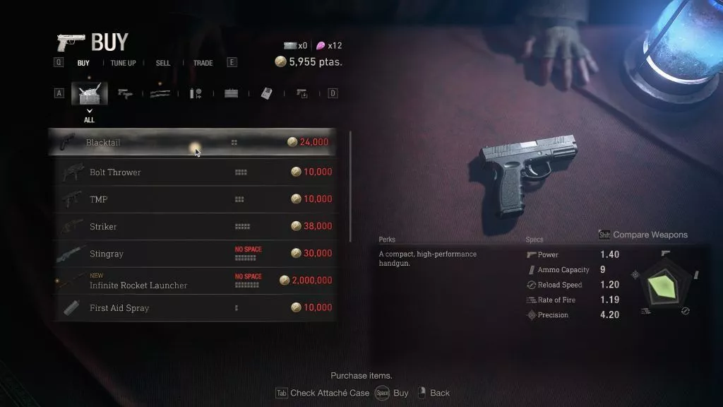 Resident Evil 4 : Remake - Toutes les armes [Liste complète]