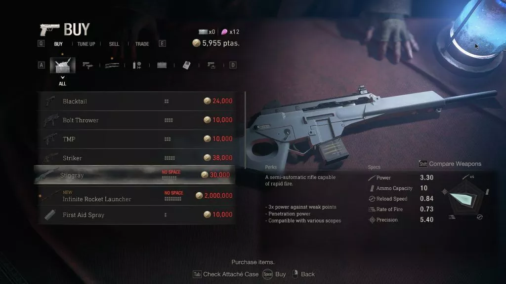 Resident Evil 4 : Remake - Toutes les armes [Liste complète]