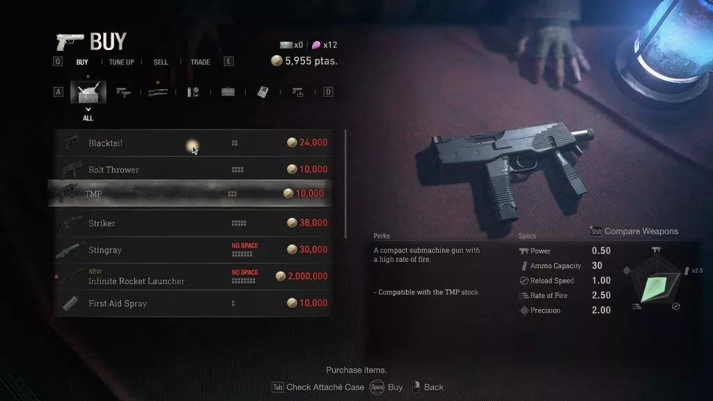 Resident Evil 4 : Remake - Toutes les armes [Liste complète]