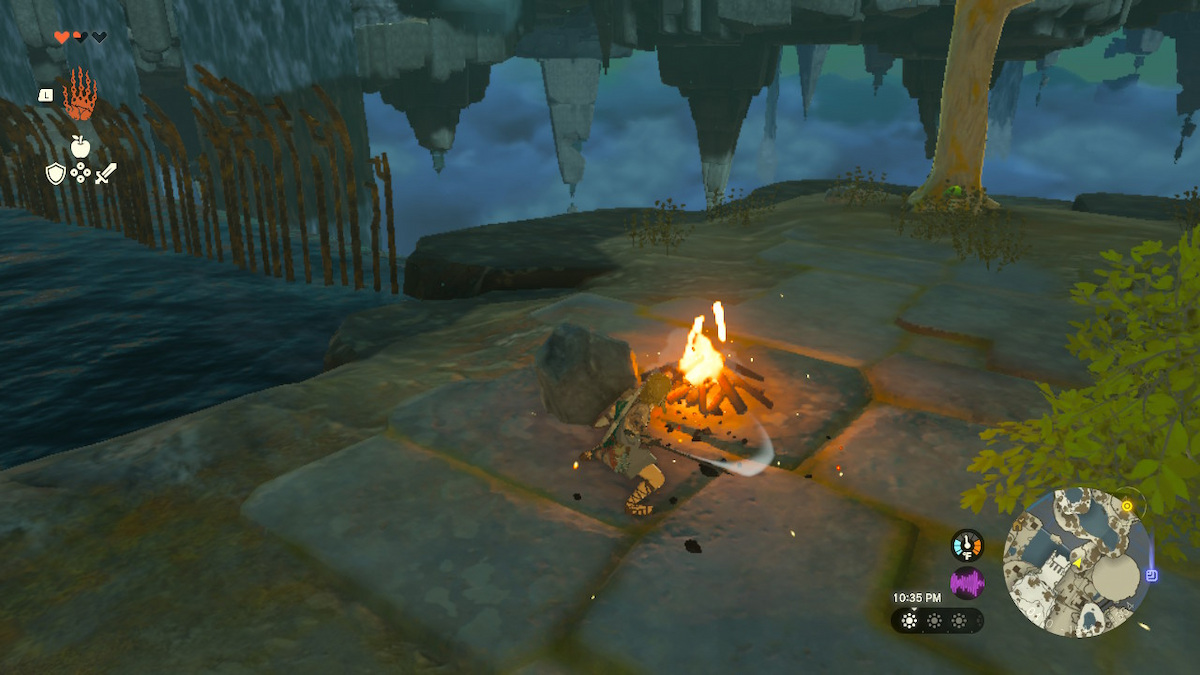 Comment rôtir les ingrédients dans Tears Of The Kingdom Fire Start