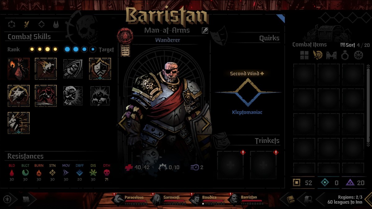 Darkest Dungeon 2 : Comment utiliser les objets de combat 4 Équiper 3