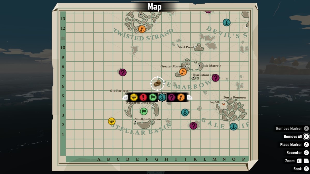 Dredge : Comment utiliser les marqueurs de carte 2 Comment utiliser les marqueurs de carte dans le placement de dragage 2