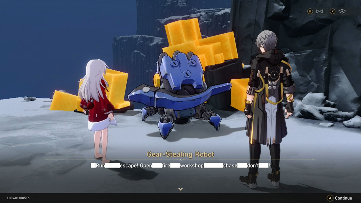 Honkai : Star Rail - Comment compléter Rarement Affectueux (Partie 1) 3 Honkai Star Rail Robot voleur d'engrenages rarement affectueux Partie 1