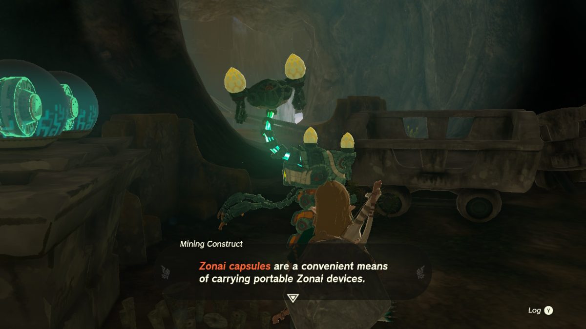 Zelda : Tears Of Kingdom - Comment utiliser le distributeur d'appareils 3 Comment utiliser la construction de la capsule du distributeur de l'appareil