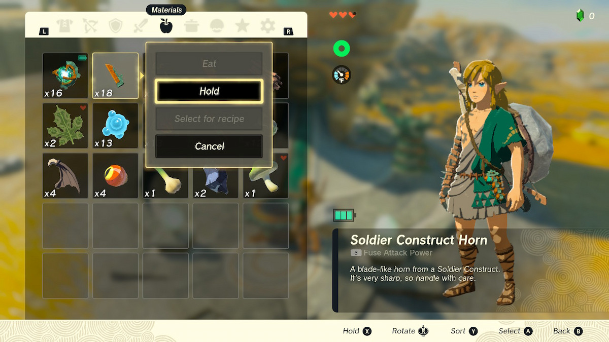 Zelda : Tears Of Kingdom - Comment utiliser le distributeur d'appareils 9 Comment utiliser les constructions du soldat du distributeur d'appareils