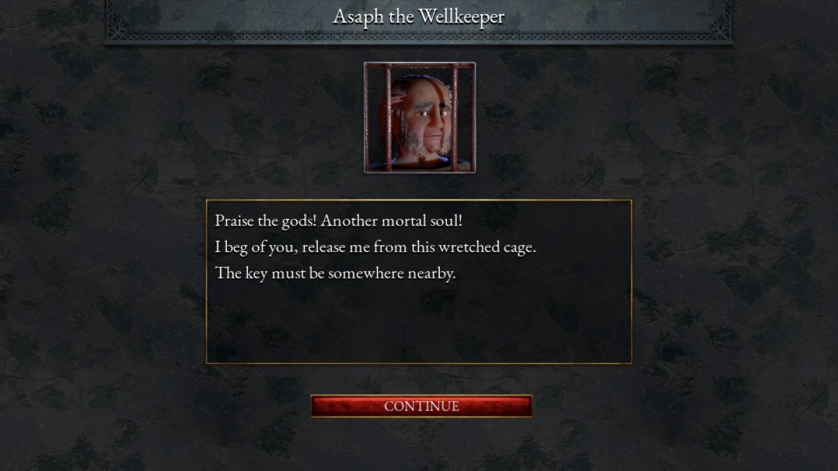 Comment sauver le gardien du puits dans Halls of Torment 3 Comment sauver le gardien dans les couloirs du tourment Dialogue 1