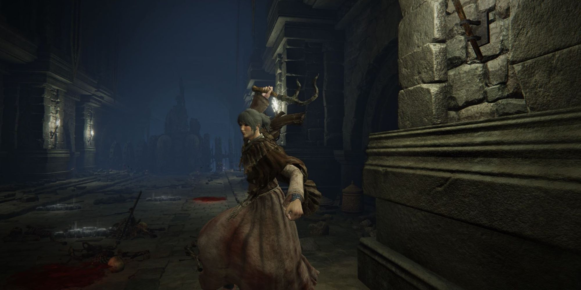 Elden Ring Forked Hatchet brandi par le joueur