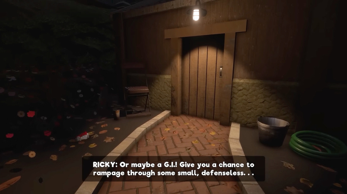 My Friendly Neighborhood : L'histoire 5 Or Maybe A G.i.