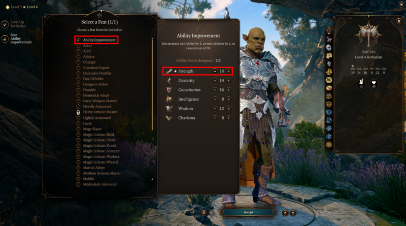 Meilleure build du Barbare Berserker de Baldur's Gate 3 8 Meilleure build du Barbare Berserker de Baldur's Gate 3
