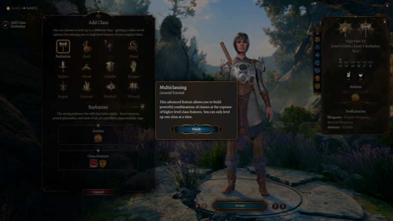 Baldur's Gate 3 : Multiclasses - Comment ça marche ?