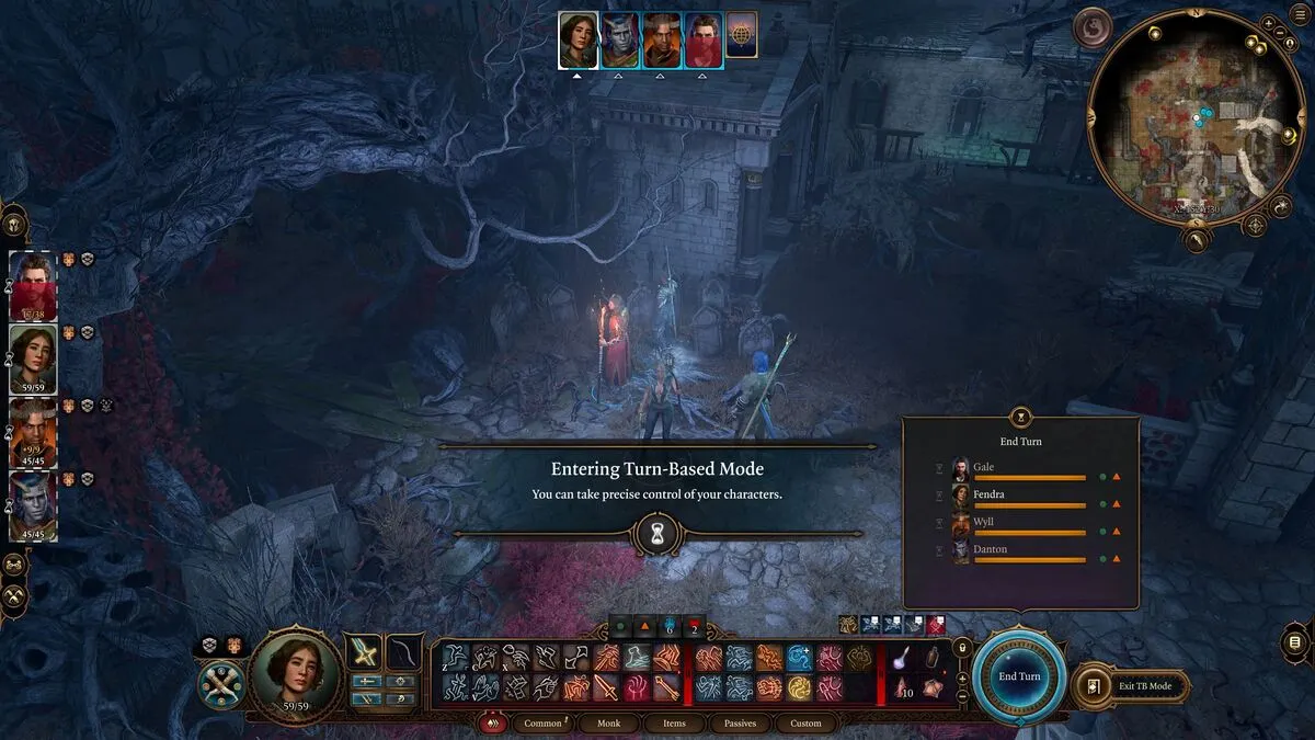 Baldur's Gate 3 : Top 7 des astuces de pro à utiliser au plus vite 3 Mode au tour par tour de Baldur's Gate 3