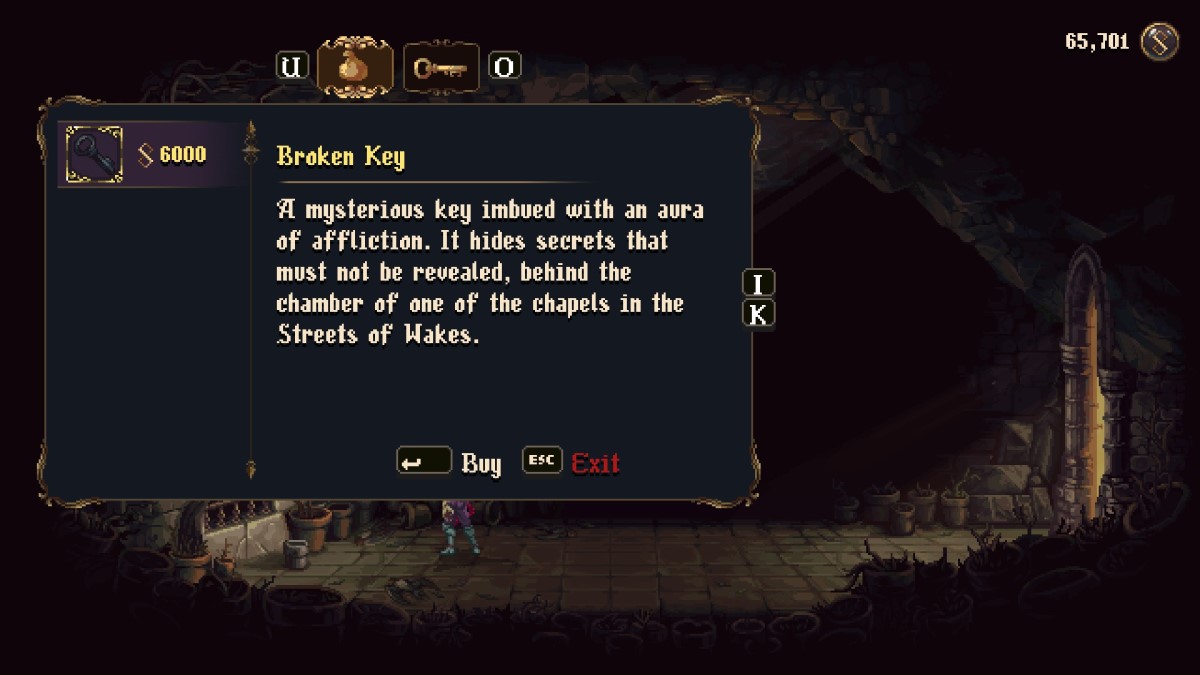 Blasphemous 2 Comment trouver chaque baiser fervent et obtenir la clé cassée