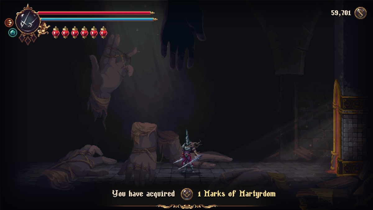 Blasphemous 2 : Comment trouver tous les Baisers fervents et obtenir la Clé brisée ? 14 Blasphemous 2 Comment trouver chaque baiser fervent et obtenir la pièce secrète de la clé cassée