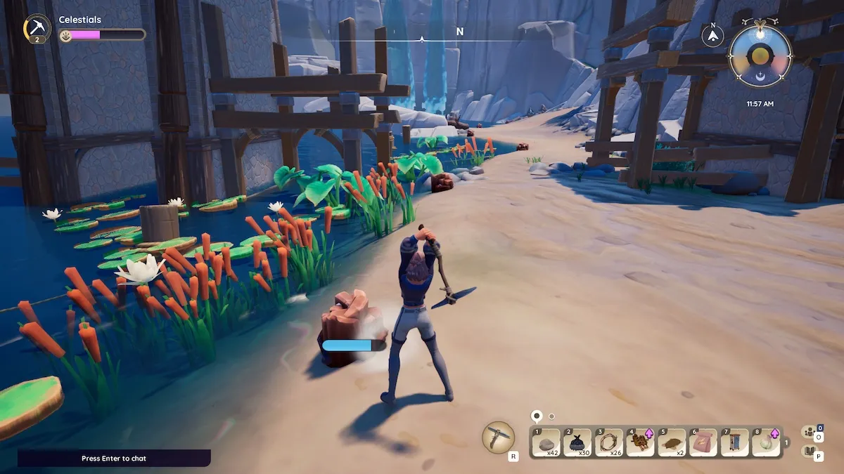 Palia : Comment trouver et utiliser l'argile ? 1 Comment trouver et utiliser de l'argile à Palia Beach Gillyfin Cove