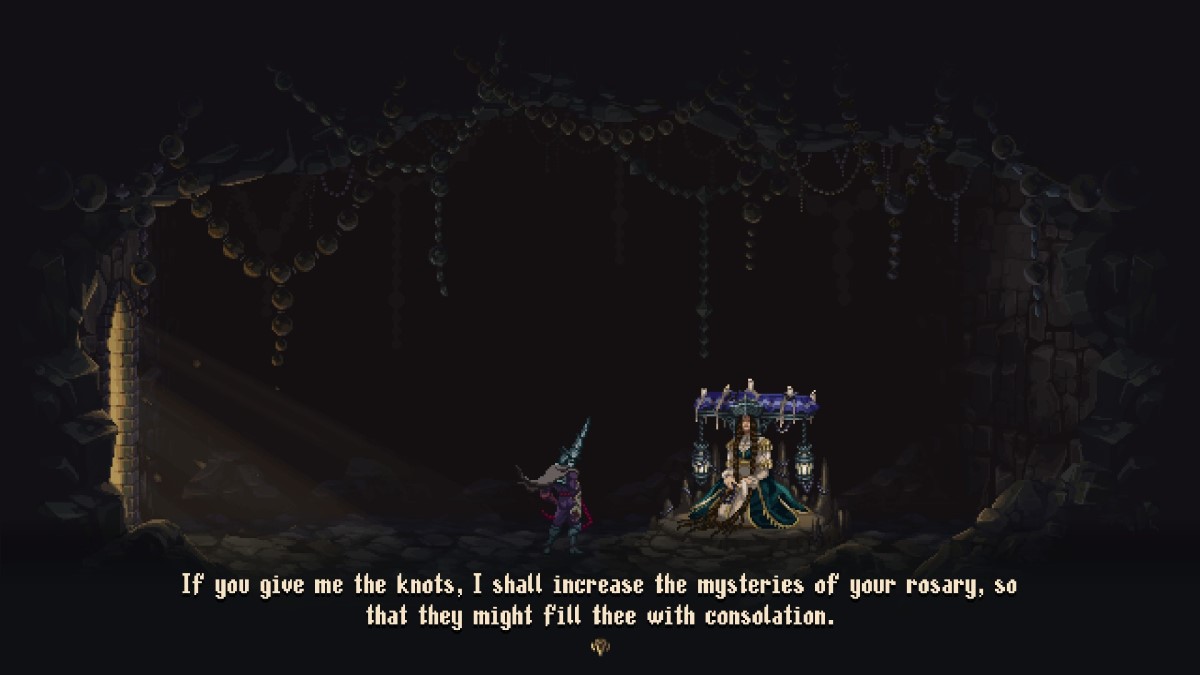 Blasphemous 2 : Emplacements des perles de rosaire 2 Comment débloquer tous les emplacements de chapelet dans Blasphemous 2 Intro 2