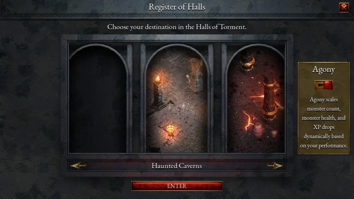 Halls Of Torment Comment obtenir et utiliser le mode Marks Agony