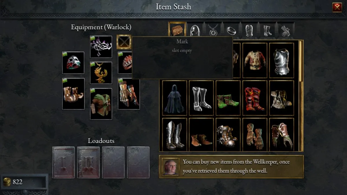 Halls Of Torment Comment obtenir et utiliser des marques Emplacement de marque vide