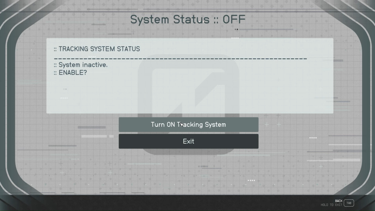 Système de suivi Starfield