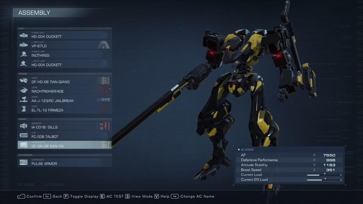 Armored Core 6 : 7 Meilleurs Builds 6 Bipède léger, meilleure construction dans Ac6