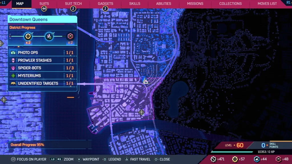 Spider-Man 2 : Downtown Queens - Emplacements Spider-Bot