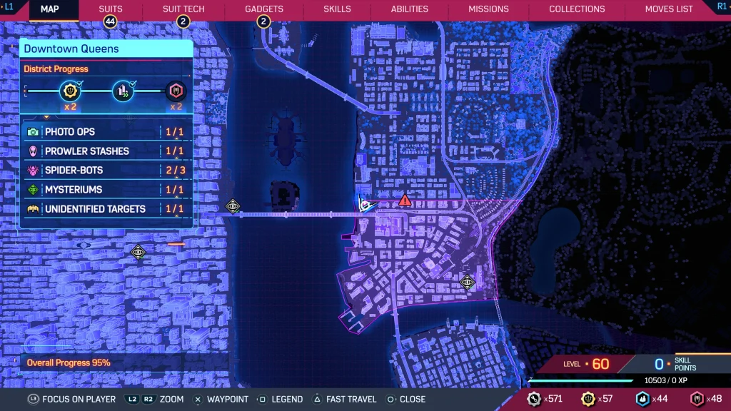 Spider-Man 2 : Downtown Queens - Emplacements Spider-Bot