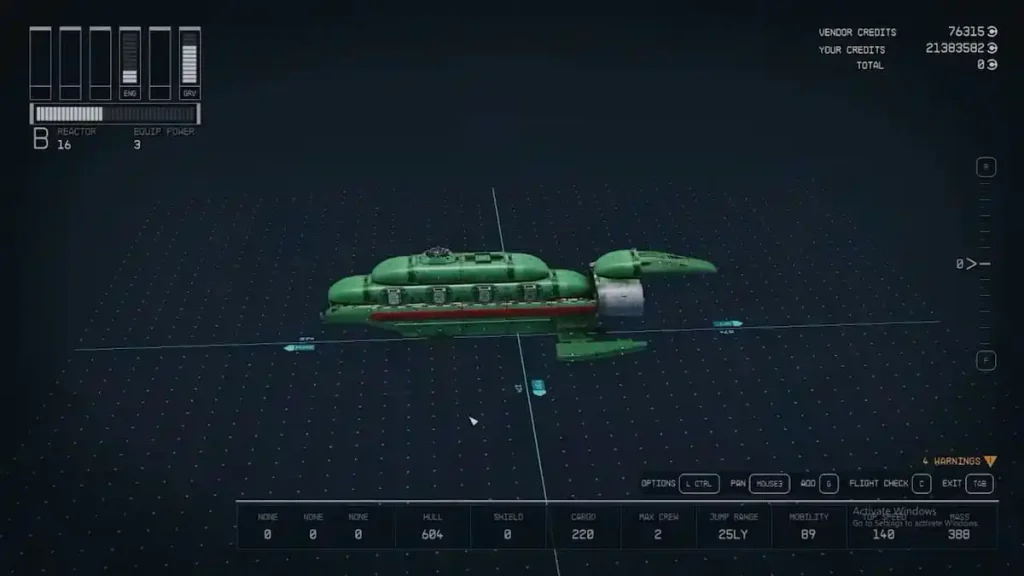 Starfield : Construire le vaisseau de Futurama 1 Starfield : Construire le vaisseau de Futurama