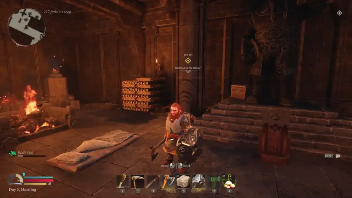 Armure de fer en retour à la Moria