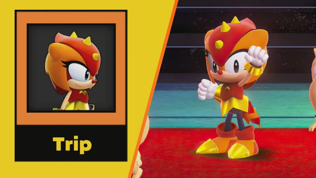 Sonic Superstars Trip Unmasked - À quoi ressemble le visage de Trip sous son casque ?