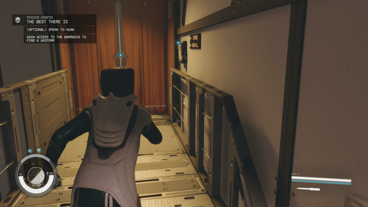 Starfield : Le meilleur qui soit 4 Starfield Best There Is Gain Access To The Barracks To Find A Uniform