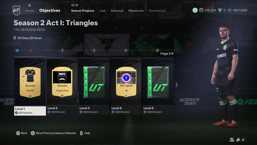 EA FC 24 Ultimate Team Saison 2 Acte 1 : Récompenses des Triangles 1 EA FC 24 Ultimate Team Saison 2 Acte 1 : Récompenses des Triangles