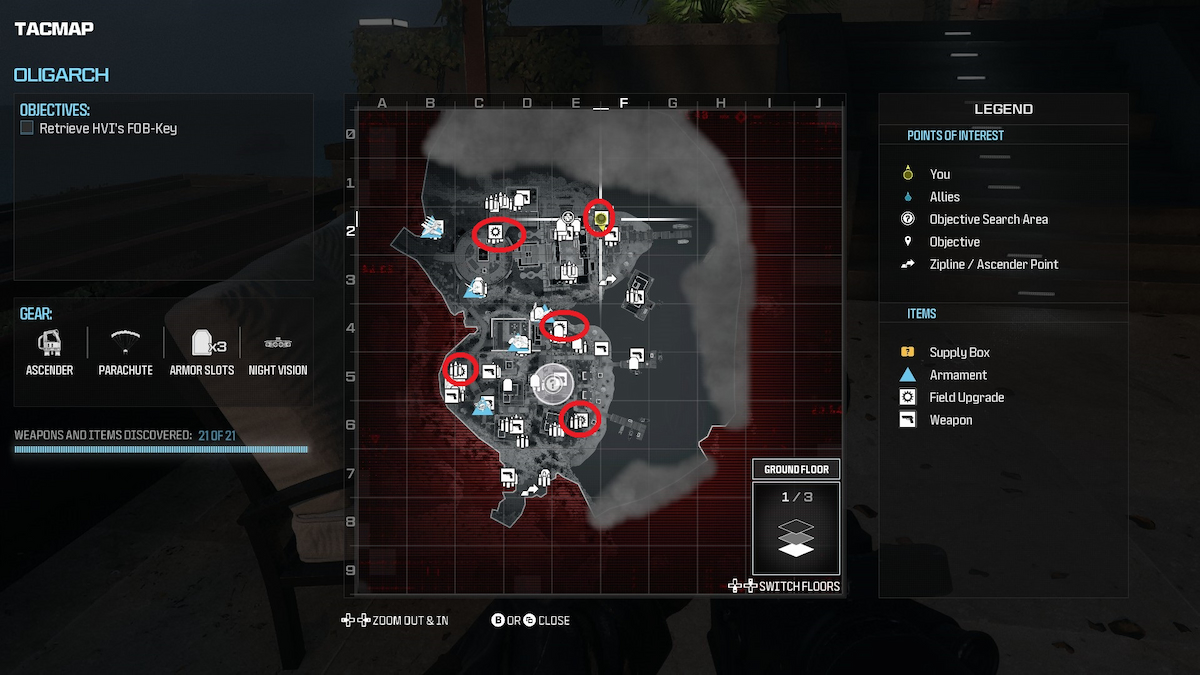 Modern Warfare 3 Oligarque (MW3) : Les 21 emplacements d'armes et d'objets 2 Modern Warfare 3 Oligarch (MW3) : les 21 emplacements d’armes et d’objets