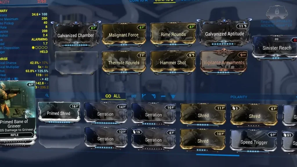 Warframe : Meilleure build d'Ignis Wraith