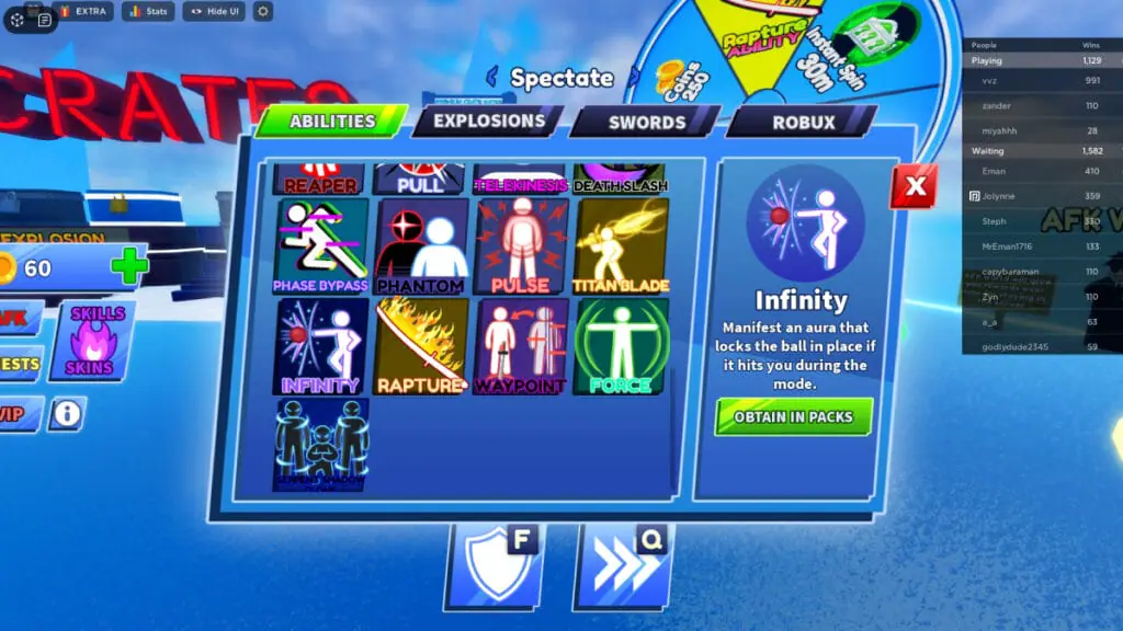 Qu'est-ce que l'épreuve Infinity dans Blade Ball ?