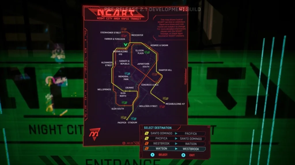 Cyberpunk 2077 recevra un système de métro dans sa prochaine mise à jour 1 Cyberpunk 2077 recevra un système de métro dans sa prochaine mise à jour