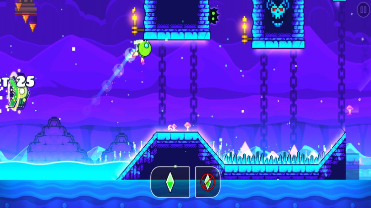 Utilisation de Swing dans Geometry Dash
