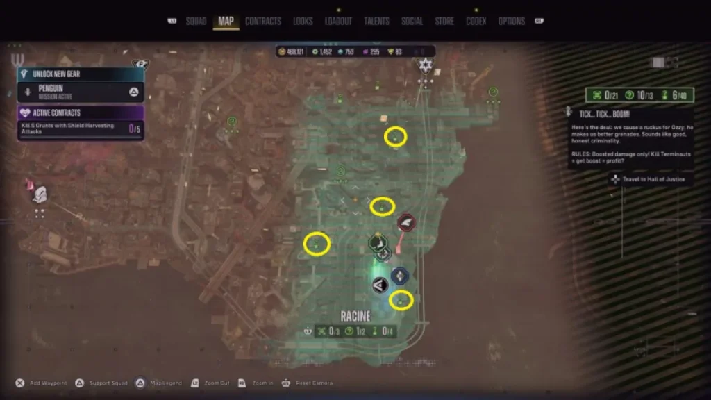 Suicide Squad : Kill the Justice League - Emplacements du trophée Riddler