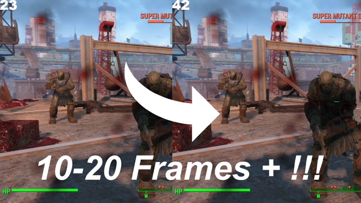 Fallout 4 Fps et correctif de performances