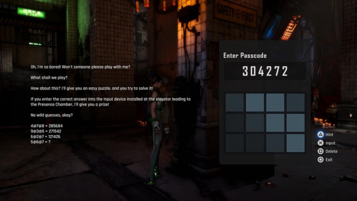 Solution de code de puzzle simple Stellar Blade