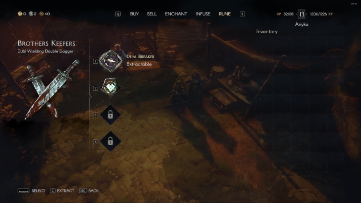 Toutes les runes et comment elles fonctionnent sans repos pour le méchant Extrait