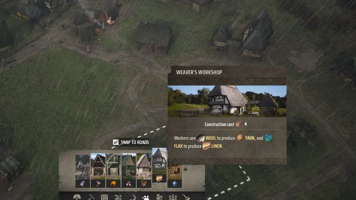 Manor Lords : Comment obtenir des vêtements 3 Source de vêtements Manor Lords