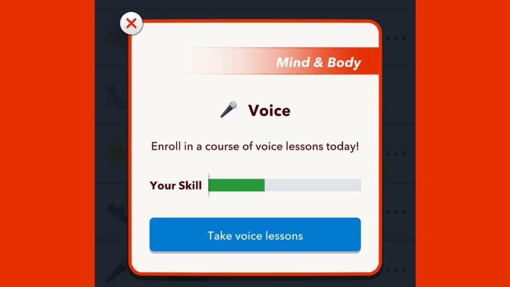 BitLife : Comment prendre des leçons de chant et améliorer ses compétences vocales ? 2 BitLife - Comment prendre des cours de chant et améliorer ses compétences vocales